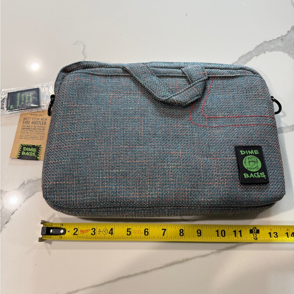 Dime Bags Side Hustler Laptop Bag Aqua